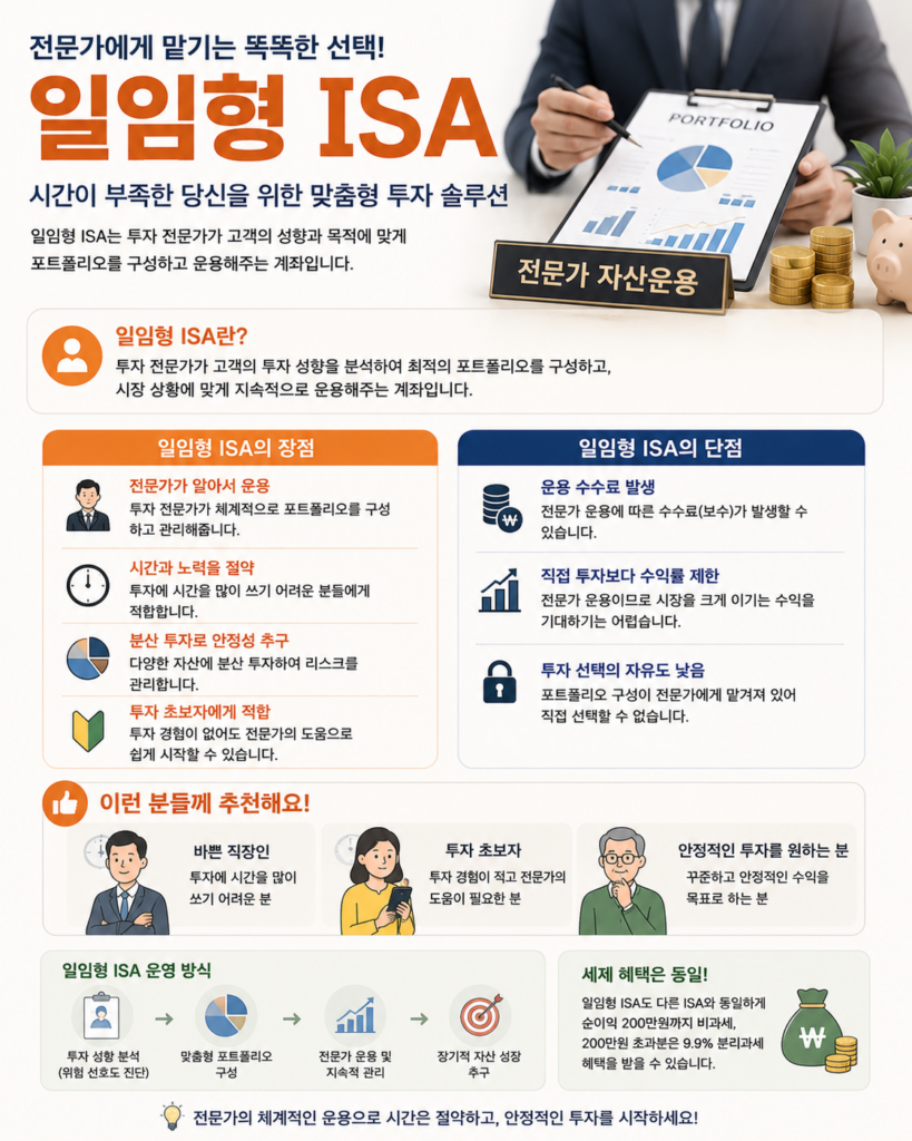 ISA 중개형 신탁형 계좌 차이
